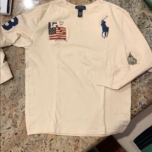 Boys, Polo by Ralph Lauren Long sleeve t-shirt.